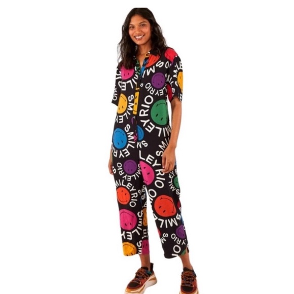 FARM Rio Colorful Smiley Jumpsuit - Picture 2 of 6